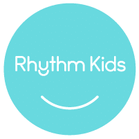 Rhythm Kids Logo Solid Logo of Rhythm Kids Music Classes for Preschoolers through 8 years